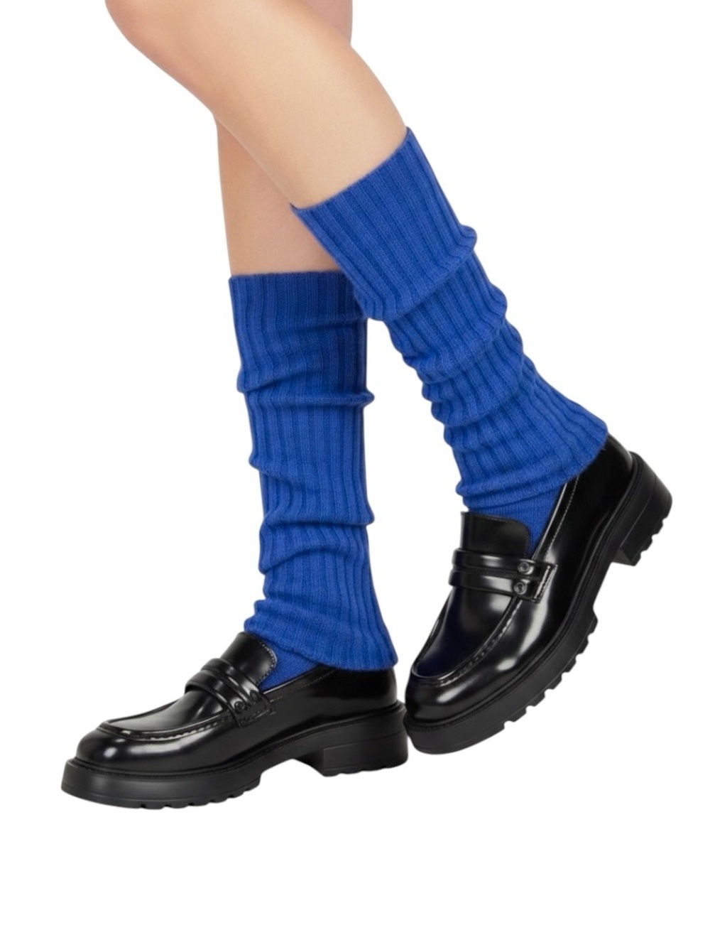 🆕Blue Knitted Leg Warmers